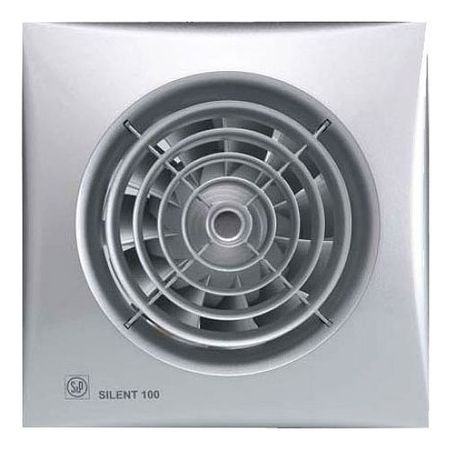 Бесшумный вентилятор Soler & Palau SILENT-100 CHZ SILVER