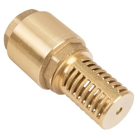 Обратный клапан Unipump 1 1/4" НР-ВР с сеткой (сетка-лат., толкатель-лат.)