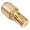 Обратный клапан Unipump 1" с сеткой (сетка-латунь, толк.-латунь)