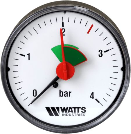 Манометр аксиальный Watts F+R101(MHA) 63/4x3/8"