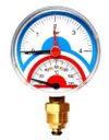 Термоманометр радиальный Watts FR 828(TMRA) 4x1/2"