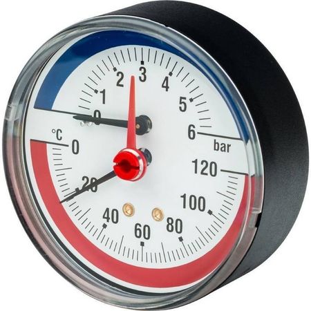 Термоманометр Wester TMAX 6-1/2" аксиальный