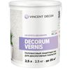 Лак защитный для декоративных покрытий Vincent Decor Decorum Vernis полуматовый 2,5 л