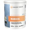 Декоративное покрытие для стен Vincent Decor Nubuk с эффектом гладкой матовой кожи 2,5 л