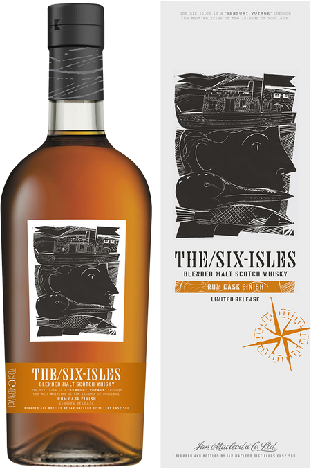 Six-Isles Rum Cask Finish Blended Malt Scotch Whisky (gift box)