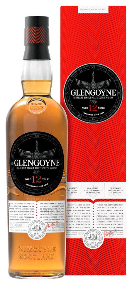 Glengoyne Highland Single Malt Scotch Whisky 12 y.o. (gift box)
