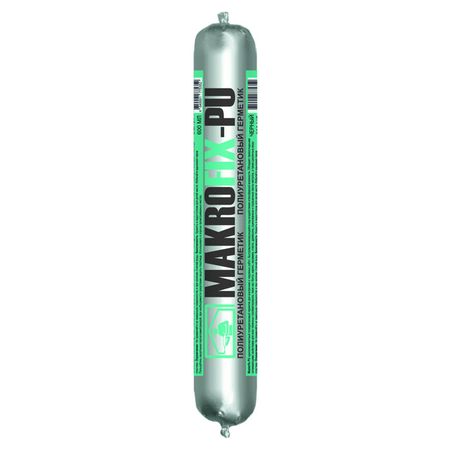 герметик полиуретановый MASTERFIX-PU 600мл черный, арт.1771/ТТ