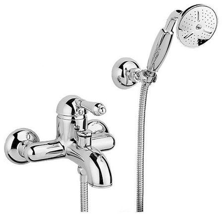Cмеситель для ванны Nicolazzi El Capitan арт. 3401CR75  с душем, ручка металл, хром