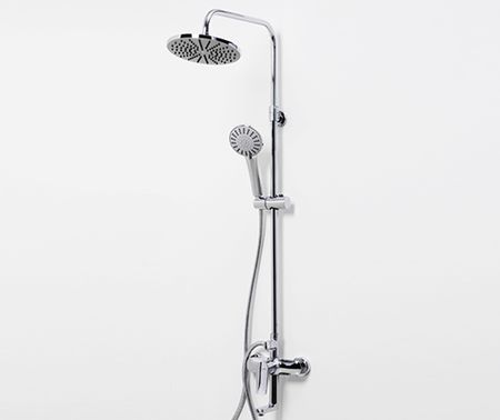 A16601 Душевая система со смесителем WasserKRAFT для ванны, 85/120 x 53,5 см