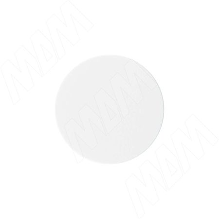 Заглушка самоклеящаяся, D20 мм, Белый, гладкая (Kr 8100), 54 шт. (8100.10.20)