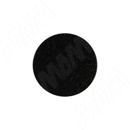 Заглушка самоклеящаяся, D13 мм, Черный, шагрень (Kr 0190), 117 шт. (0190.20.13)