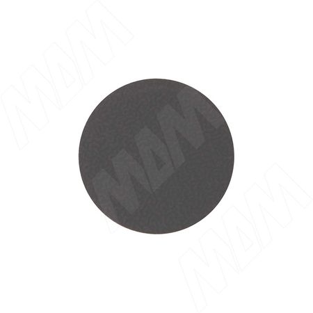 Заглушка самоклеящаяся, D20 мм, Серый графит, шагрень (Kr 0162), 54 шт. (0162.20.20)