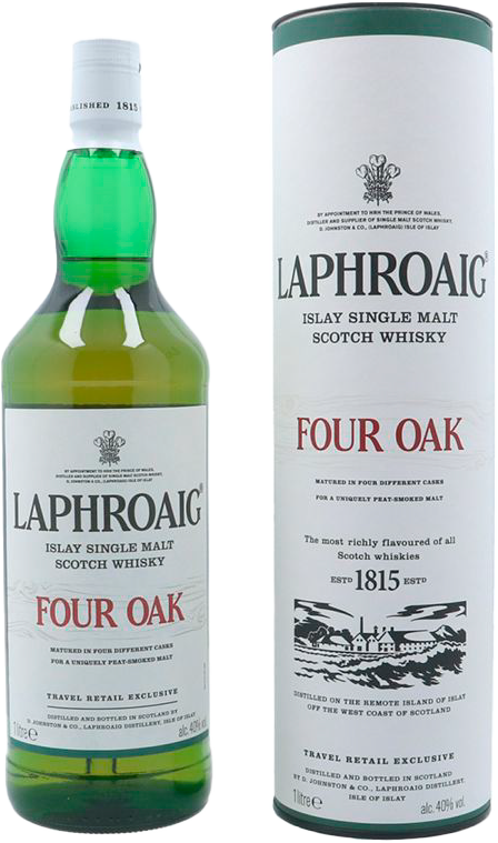 Laphroaig Four Oak Islay Single Malt Scotch Whisky (gift box)