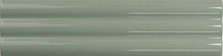 Керамическая плитка DNA Tiles Match Curved Sage Gloss настенная 6,25х25 см