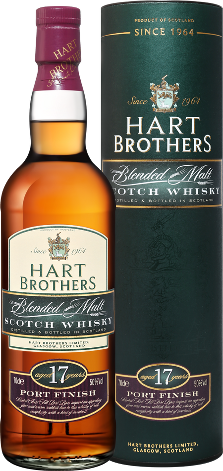 Hart Brothers Port Finish Blended Malt Scotch Whisky 17 y.o. (gift box)
