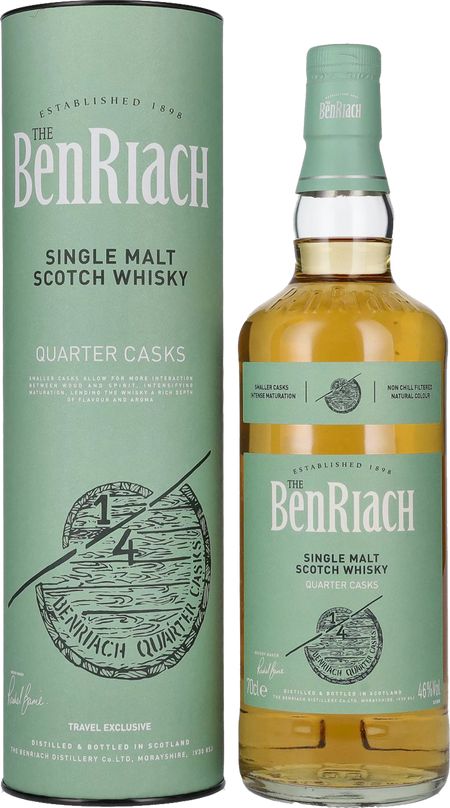 Benriach Quarter Casks Single Malt Scotch Whisky (gift box)