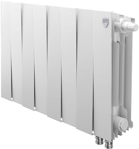 Биметаллический радиатор Royal Thermo Pianoforte 300 VD 8 секц. Bianco Traffico