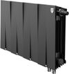 Биметаллический радиатор Royal Thermo Pianoforte 300 VD 8 секц. Noir Sable