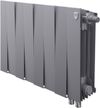 Биметаллический радиатор Royal Thermo Pianoforte 300 VD 8 секц. Silver Satin