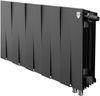 Биметаллический радиатор Royal Thermo Pianoforte 300 VD 10 секц. Noir Sable