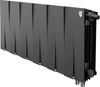Биметаллический радиатор Royal Thermo Pianoforte 300 VD 12 секц. Noir Sable