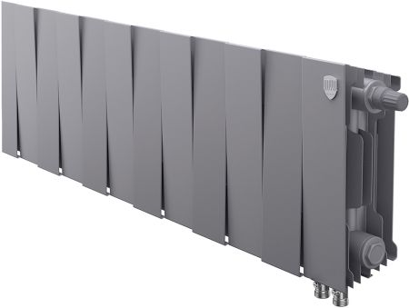 Биметаллический радиатор Royal Thermo PianoForte 200 Silver Satin VDR80 - 12 секц.