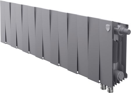 Биметаллический радиатор Royal Thermo PianoForte 200 Silver Satin VDR80 - 14 секц.