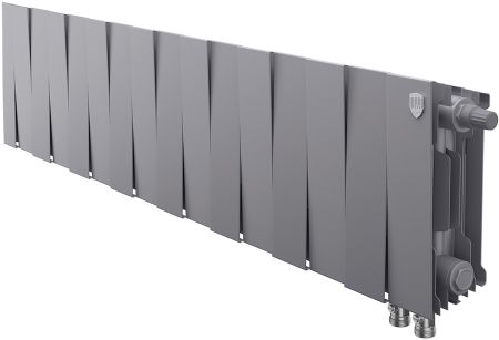 Биметаллический радиатор Royal Thermo PianoForte 200 Silver Satin VDR80 - 16 секц.