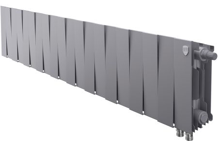Биметаллический радиатор Royal Thermo PianoForte 200 Silver Satin VDR80 - 20 секц.