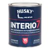 краска акриловая HUSKY INTERIO 7 для стен и потолков база А 0,9л, арт.32235