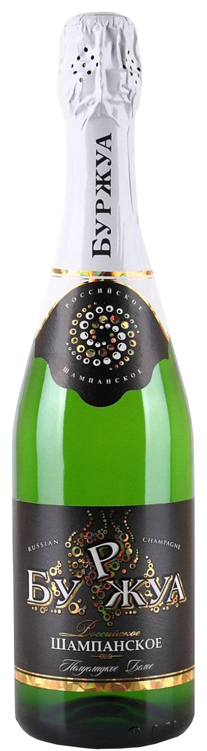 Bourjois Russian Sparkling Wine Semi-Sweet Kuban-Vino