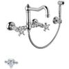 Настенный Мостовой смеситель Rohl A1456 Country Kitchen, polished chrome