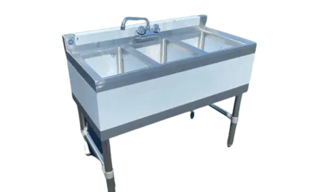 Коммерческая раковина для бара и кухни Cooler Depot NSF с краном
