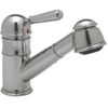 Однорычажный кухонный Кран Rohl 1983 Italian с двойным обратным клапаном и выдвижным шлангом, satin nickel