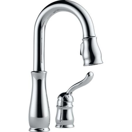 Барный кран Delta Leland с магнитной стыковкой, алмазным уплотнением и технологиями Touch Clean, chrome