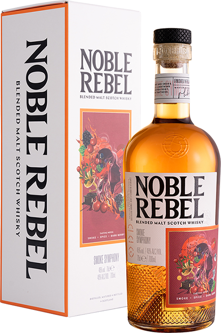 Noble Rebel Smoke Symphony Blended Malt Whisky (gift box)