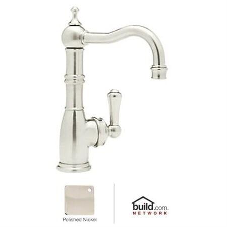Однорычажный барный кран Perrin & Rowe Edwardian Era с одним отверстием, nickel