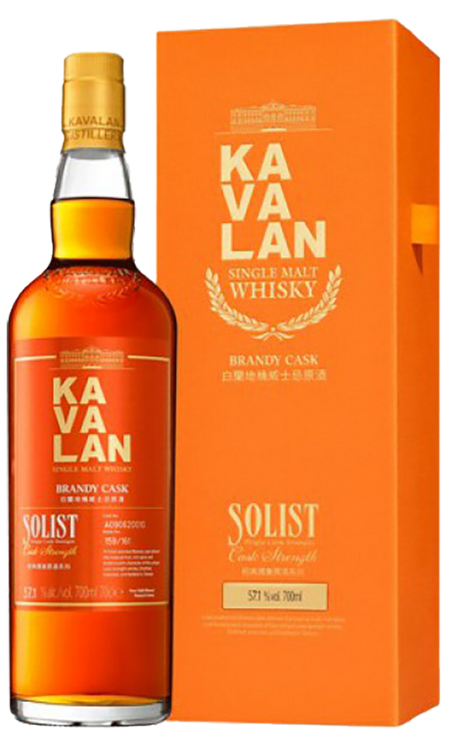 Kavalan Solist Brandy Single Cask Strength Single Malt Whisky (gift box)