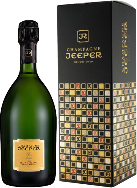 Champagne Jeeper Blanc de Blancs Grand Reserve Brut Champagne AOC (gift box)