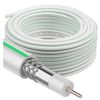 кабель коаксиальный SAT-703 DORI 5м CCS белый