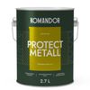 Грунт-эмаль Komandor 3 в 1 по металлу глянцевая 2,7 л