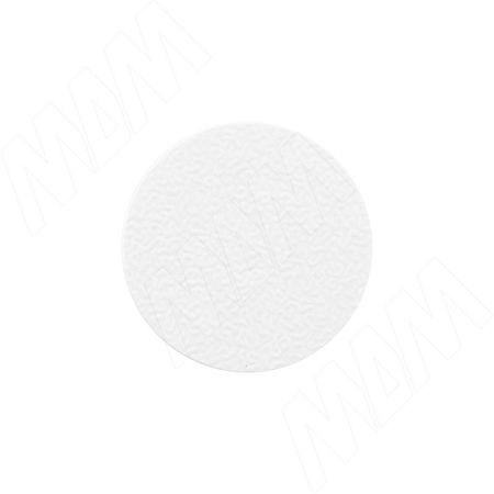 Заглушка самоклеящаяся, D20 мм, Белый, шагрень (Kr 8100), 54 шт. (8100.20.20)