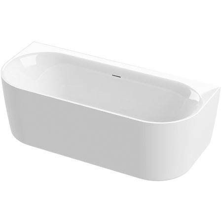 Акриловая ванна Cezares Metauro 180x80 METAURO-INT-Wall-180-80-60 Белая глянцевая без гидромассажа
