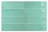 Керамическая плитка Equipe Fango 30682 Aquamarine Gloss настенная 5х15 см