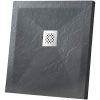 Душевой поддон из искусственного камня Vincea 100x100 VST-4SR1010A Антрацит