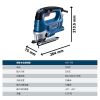 Лобзик ручной Bosch GST 750, 520W