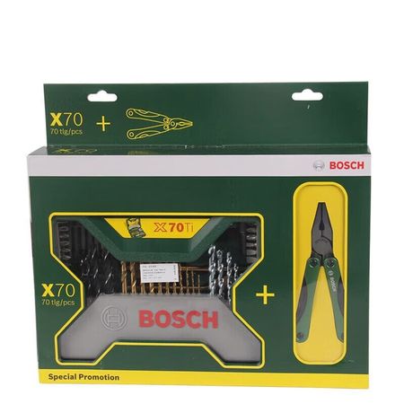 Набор сверл и плоскогубцы Bosch