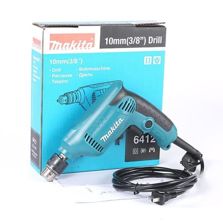 Дрель ручная электрическая Makita 6412, 450W