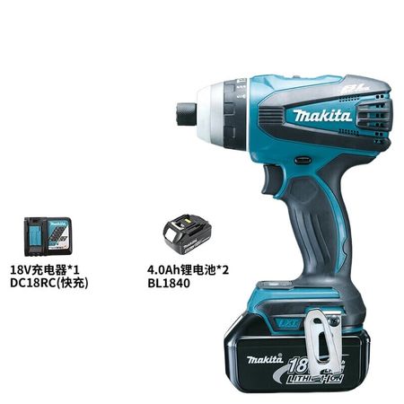Дрель ручная Makita DTP141RME + два аккумулятора 18V/4.0Ah
