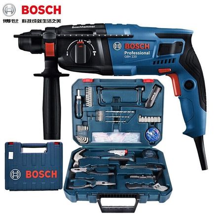 Дрель электрическая Bosch GBH220 + набор инструментов